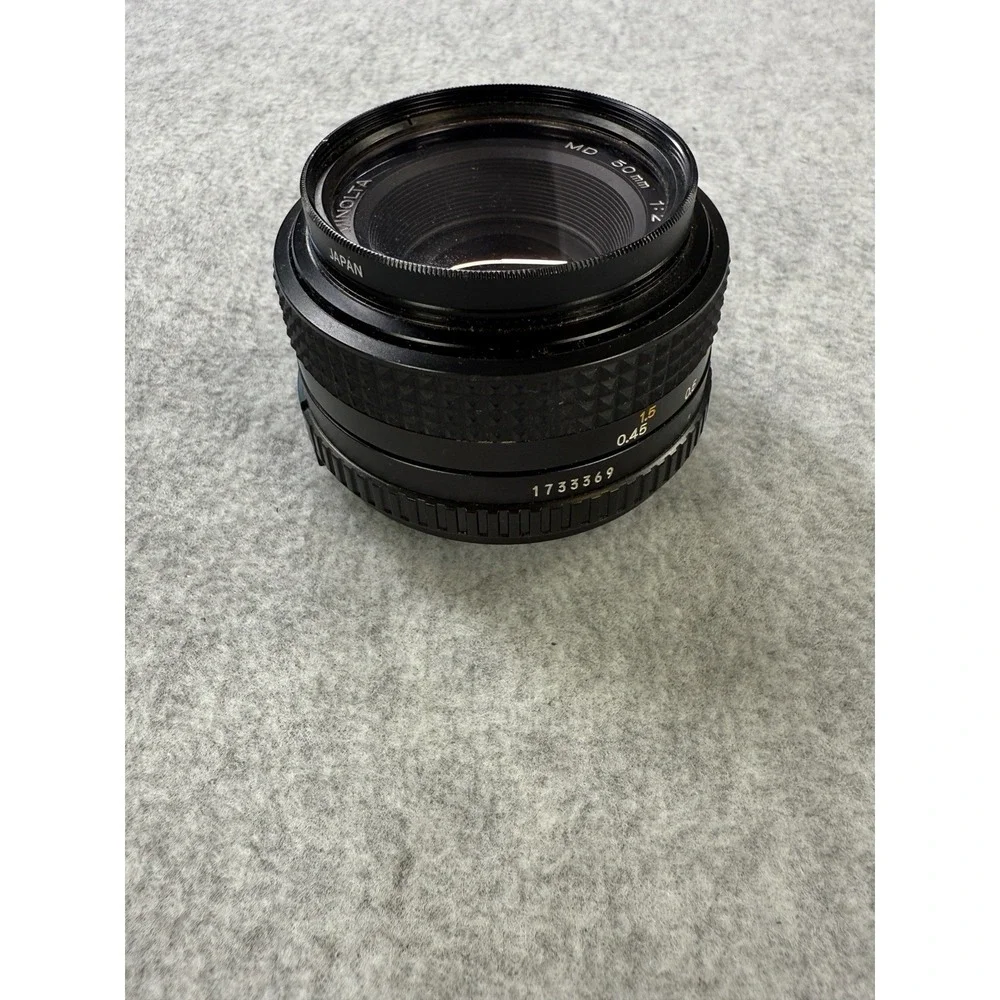 Minolta MD 50mm f/2 Prime Lens – Japan – Manual Focus excellent Condition